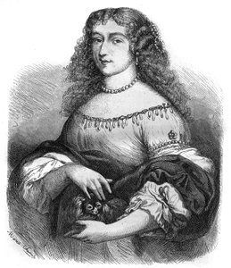 Portrait de la reine Christine de Suède (Kristina Vasa) - French School