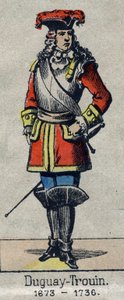 Portrait de René Duguay-Trouin (René Trouin du Gué dit) (1673-1736) marin français. Image d