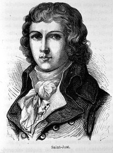 Portrait de Saint-Just (1767 - 1794) - dans « L