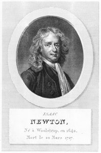 Portrait de Sir Isaac Newton (1642-1727) - French School