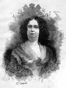 Portrait de Sophie Frédérique Mathilde de Wurtemberg (1818-1877), reine de Hollande. Gravure dans « Le Monde Illustré » n°1053 du 16 juin 1877 - French School