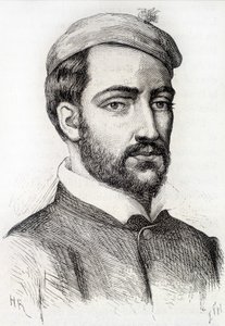 Portrait de Théodore Géricault, peintre français (1791 - 1824) - dans « L