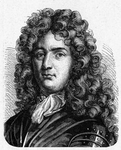 Portrait de Vauban (1633 - 1707). (Sébastien Le Prestre de Vauban) (Maréchal de France et ingénieur militaire) - dans "Album de la Science; savants illustres; Grandes découvertes" 1896. - French School