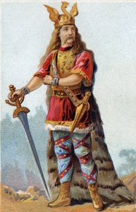 Portrait de Vercingétorix (72-46 av. J.-C.), roi des Gaules - French School
