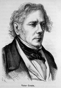 Portrait de Victor Cousin (1792 - 1867), philosophe français - dans "L