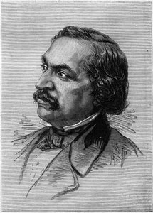 Portrait de Victor Séjour, auteur dramatique américain francophone. Gravure dans "Le Monde Illustré" n°912 du 3 octobre - French School