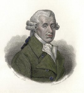 Portrait de William Hawes (1736-1808), médecin anglais. dans "Portraits des Hommes Utiles" - French School