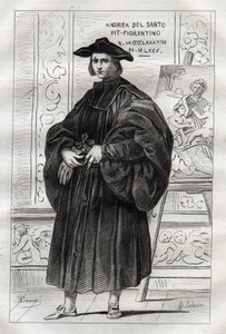 Portrait du peintre italien Andrea del Sarto (Andrea d