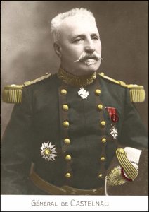 Portrait du général français Noël Édouard de Curieres de Castelnau (1851-1944). Carte postale du 20e siècle - French School