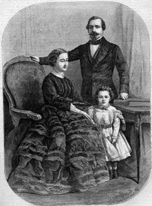 Portrait de la famille impériale de France - French School