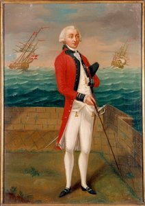 Portrait du Chevalier de Favray (1706-1791) officier des galères de Malte - French School