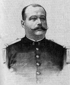 Portrait du Marquis Patrice de Mac Mahon (Mac-Mahon) (1855-1927). Gravure dans « La gazette du dimanche » du 5 mars - French School