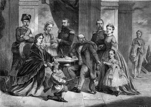 Portrait de la famille royale de Prusse - French School