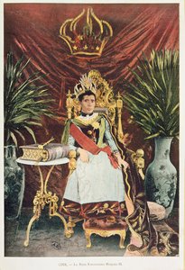 Portrait de la dernière reine de Madagascar, Ranavalona III (1862-1917), fin du 19e siècle - French School