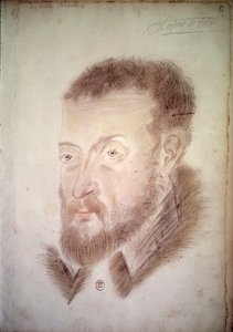 Portrait du poète Joachim du Bellay (1522-1560) Dessin anonyme de l