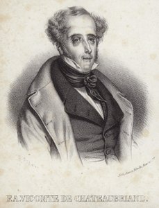 Portrait du vicomte de Chateaubriand - French School