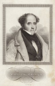 Portrait du vicomte de Chateaubriand - French School