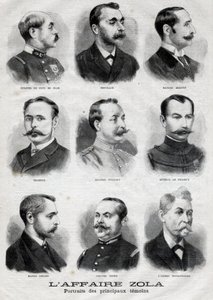 Portraits des principaux témoins de l