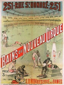 Affiche publicitaire pour les 