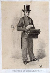 Facteur, vers 1865 - French School