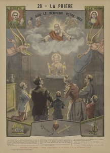 Prière (lithographie couleur)