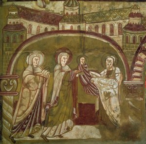 Présentation de Jésus au Temple. Fresque de l