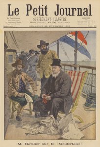 Le président Kruger du Transvaal en exil à bord du navire néerlandais Gelderland - French School