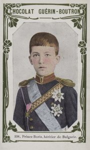 Prince Boris, héritier de Bulgarie - French School