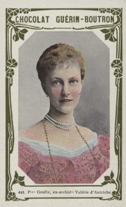 Princesse Graetz, ex-archiduchesse Valérie d