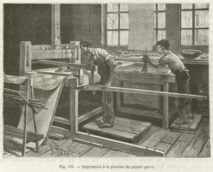 Impression de papier peint - French School