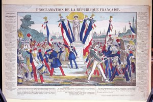 Proclamation de la République française, 25 février 1848 - French School