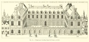 Projet pour le collège Royal de France, en 1610 - French School