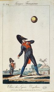 Élève du Lycée Napoléon, des Troupes Françaises, vers 1805