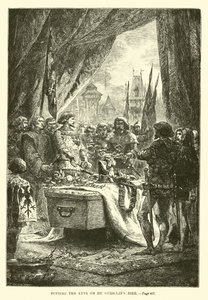 Mettre les clés sur le cercueil de Du Guesclin - French School