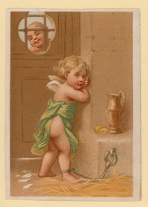 Putto jouant - French School