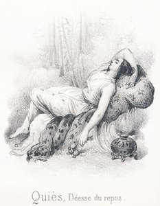 Quies : Déesse de la tranquillité et du repos, elle avait pour épouse Sommeil, fils de l