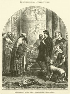 Quinzième siècle, Les Grecs émigrés à la cour des Médicis - French School
