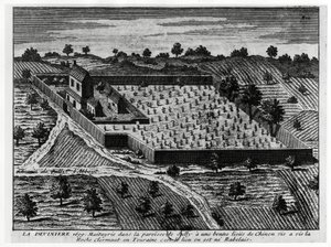 Rabelais, La Devinière : lieu de naissance de Rabelais. - French School
