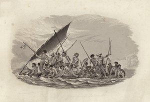 Radeau, îles Gambier - French School