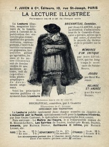 Lecture illustrée. Publication dans "Tales de Pantruche et d
