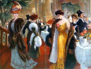 Réception à Paris c.1905-10