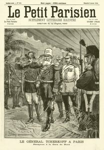 Réception du général russe Chertkov à la Gare du Nord, Paris - French School