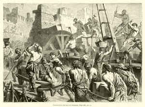 Reconstruction des murs de Jérusalem - French School