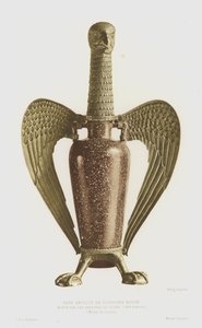 Vase en porphyre rouge monté par les orfèvres de l