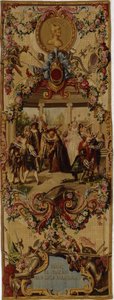 Tapisserie des Gobelins Régence avec l