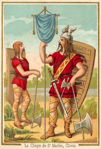 Relique du manteau de Saint Martin de Tours, époque de Clovis I - French School
