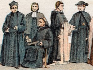 Costumes religieux : portrait d