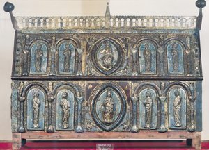 Coffret reliquaire de Saint Viance, École du Limousin, vers 1230-50