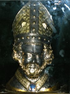 Tête reliquaire de Saint Polycarpe