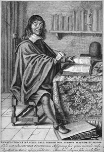 René Descartes (gravure) - French School
